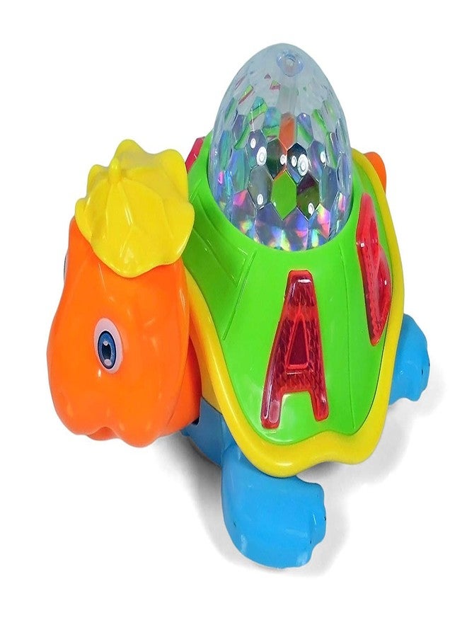 Smart Picks Bump and Go Turtle Toy with 3D Lights, Music and Projection (Multicolour) - Image 1